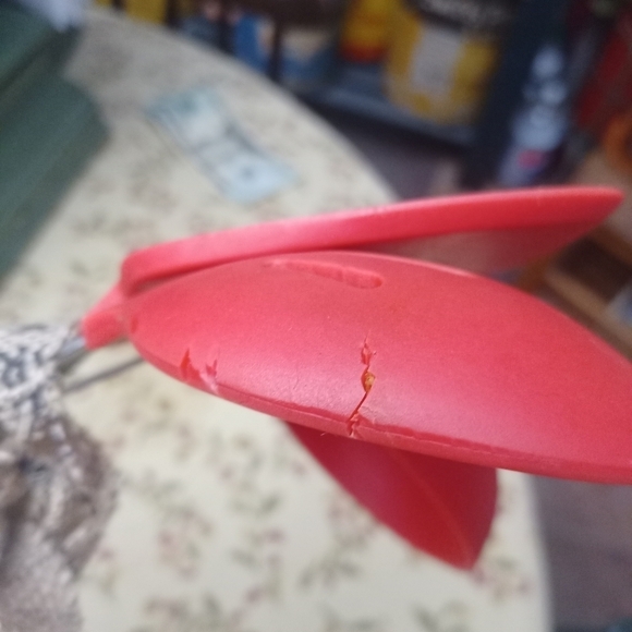 Set Of 3 Chef Mate Red Silicone Utensils With Stainless Steel Handles - Picture 4 of 5